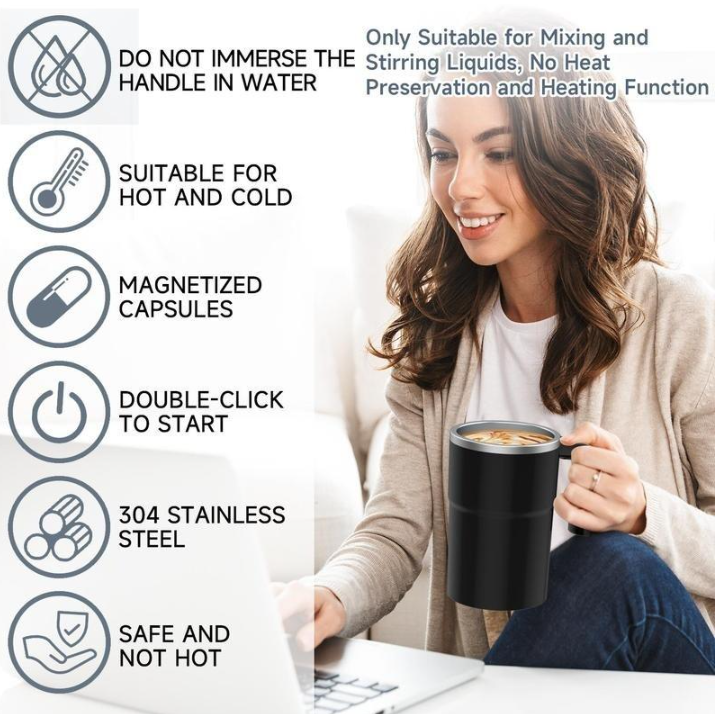 Smart Self-Stirring Coffee Mug