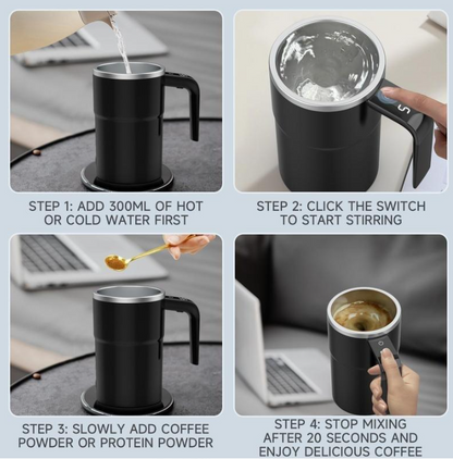 Smart Self-Stirring Coffee Mug
